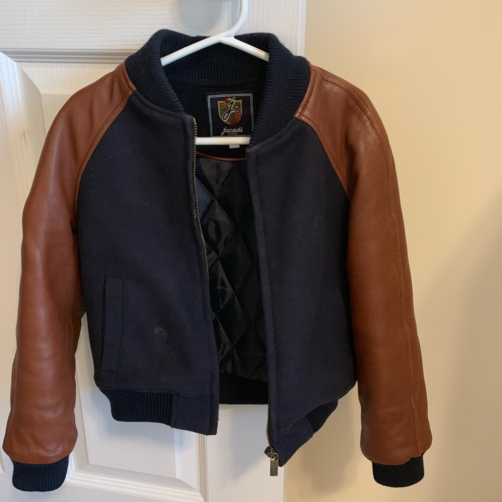 kids leather jacket